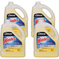 Windex® Multi-Surface Disinfectant Sanitizer Cleaner - Liquid - 128 fl oz (4 quart) - Bottle - 4 / Carton - Yellow