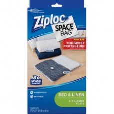 Ziploc® Clothing Space Bag - Extra Large Size - Clear, Black - 2/Pack - Cloth