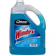 Windex® Glass Cleaner with Ammonia-D - Liquid - 128 fl oz (4 quart) - 4 / Carton - Blue