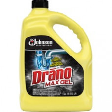 Drano Max Gel Clog Remover - Ready-To-Use Gel - 128 oz (8 lb) - 1 Each - Clear
