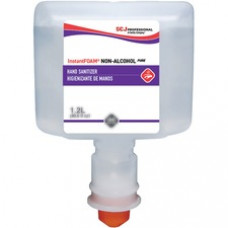 SC Johnson Hand Sanitizer Foam Refill - 40.6 fl oz (1200 mL) - Kill Germs - Hand - Clear - Alcohol-free, Non-drying, Dye-free, Unscented, Anti-irritant, Drip-free, Splash Resistant - 3 / Carton