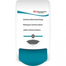 SC Johnson Cleanse AntiBac Dispenser - Manual - 1.06 quart Capacity - Hygienic, Push Button, Anti-bacterial, Site Window, Locking Mechanism, Durable - White - 1Each