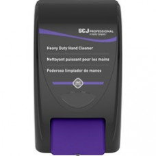 SC Johnson Hand Soap 2000 Manual Dispenser - Manual - 2.11 quart Capacity - Durable, Antimicrobial, Locking Mechanism, Site Window - Black - 1Each