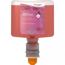 SC Johnson TF Refill Refresh Rose Foam Handwash - Rose Scent - 40.6 fl oz (1200 mL) - Cartridge Dispenser - Dirt Remover, Kill Germs - Skin, Washroom, Hand - Pink - Anti-irritant - 3 / Carton