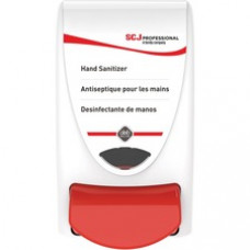 SC Johnson Sanitizer Dispenser - Manual - 1.06 quart Capacity - Durable, Vandal Resistant, Damage Resistant, Wall Mountable, Antimicrobial, Anti-bacterial - White - 1Each