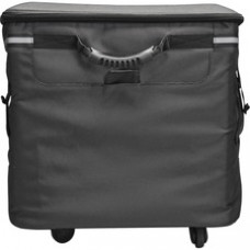 Solo PRO TRANSPORTER 128 Roller Travel/Luggage Bottom Case- Box 1 of 2 - Black - 20.5