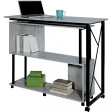 Safco Mood Rotating Worksurface Standing Desk - Box 1 of 2 - Rectangle Top - 53.25