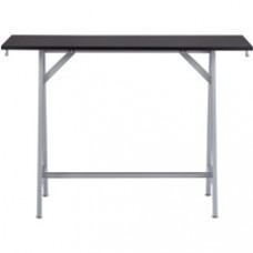 Safco Spark Teaming Table Standing-height Base - Powder Coated, Silver Base - 42.25