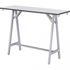 Safco Spark Teaming Table Standing-height Tabletop - White Rectangle Top - 60