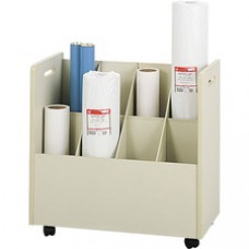 Safco Mobile Roll File - 50 lb Capacity - 4 Casters - 2