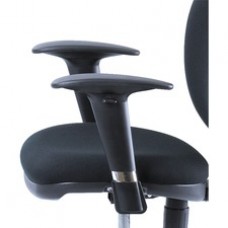 Safco Metro Extnd-height Chair Adjustable Arm Kit - Black