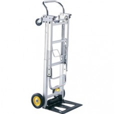 Safco HideAway Convertible Hand Truck - 400 lb Capacity - 4 Casters - 6
