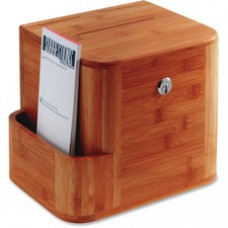 Safco Bamboo Suggestion Box - External Dimensions: 10