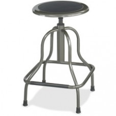 Safco Diesel Series High Base Stool with out Back - 250 lb Load Capacity - Steel - Pewter