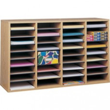 Safco Adjustable Shelves Literature Organizers - 36 Compartment(s) - Compartment Size 2.50
