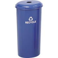 Safco Recycling Receptacle with Lid - 20 gal Capacity - 30