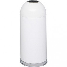 Safco Open Top Dome Waste Receptacle - 15 gal Capacity - 6