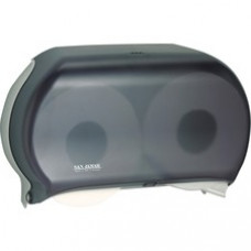 San Jamar Jumbo Bath Tissue Dispenser - Roll Dispenser - 2 x Roll - 12