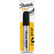 Sharpie King-Size Permanent Markers - Chisel Marker Point Style - Black - Aluminum Barrel - 1 Each