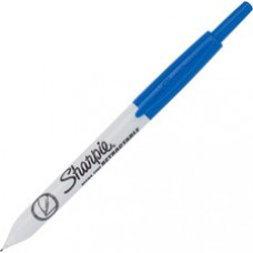 Sharpie Ultra-fine Tip Retractable Markers - Ultra Fine Marker Point - Blue - 1 / Each