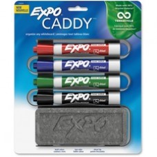 Expo Whiteboard Caddy Organizer - Chisel Marker Point Style - Assorted - 4 / Set