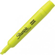 Sharpie SmearGuard Tank Style Highlighters - Broad Marker Point - Chisel Marker Point Style - Fluorescent Yellow - Yellow Barrel