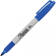 Sharpie Pen-style Permanent Marker - Fine Marker Point - Blue Alcohol Based Ink