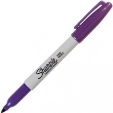 Sharpie Pen-style Permanent Marker - Fine Marker Point - Purple Alcohol Based Ink