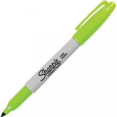 Sharpie Pen-style Permanent Marker - Fine Marker Point - Lime Alcohol Based Ink - 1 Each