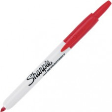 Sharpie Fine Point Retractable Markers - Fine Marker Point - Red - 1 Each
