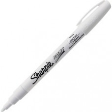 Sharpie Oil Base Fine Paint Markers - Fine Marker Point - White Oil Based Ink - 1 Each