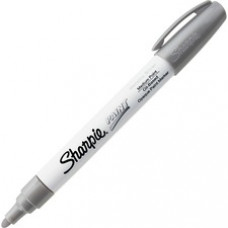 Sharpie Oil-based Medium Paint Markers - Medium Marker Point - Silver Oil Based Ink - 1 / Each