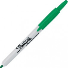 Sharpie Retractable Markers - Fine Marker Point - Green - 1 Each
