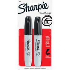 Sharpie Chisel Tip Permanent Markers - Chisel Marker Point Style - Black Alcohol Based Ink - 2 / Pack