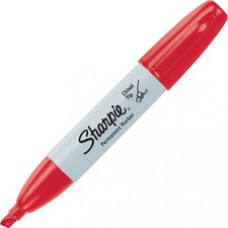 Sharpie Chisel Tip Permanent Markers - Chisel Marker Point Style - Red Alcohol Based Ink - 1 Each