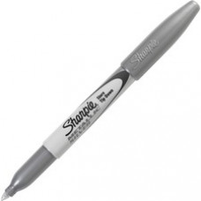 Sharpie Fine Point Metallic Markers - Fine Marker Point - 0.5 mm Marker Point Size - Silver