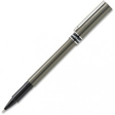 Uni-Ball Deluxe Rollerball Pens - Micro Pen Point - 0.5 mm Pen Point Size - Black Pigment-based Ink - 12 / Dozen