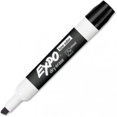 Expo Low-Odor Dry Erase Chisel Tip Markers - Bold Marker Point - Chisel Marker Point Style - Black