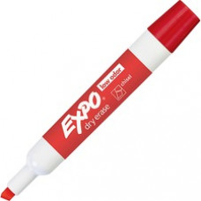 Expo Low-Odor Dry Erase Chisel Tip Markers - Bold Marker Point - Chisel Marker Point Style - Red