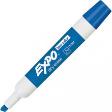 Expo Low-Odor Dry Erase Chisel Tip Markers - Bold Marker Point - Chisel Marker Point Style - Blue