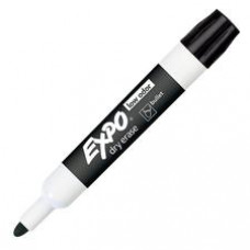 Expo Bold Color Dry-erase Markers - Bullet Marker Point Style - Black