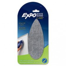 Expo Eraser Pad Refill - Whiteboard Eraser - Felt - 1Pack - Gray