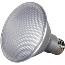 Satco 13PAR20 LN LED 3K Bulb - 13 W - 120 V AC - PAR30LN Size - Soft White Light Color - 25000 Hour - 4940.3°F (2726.8°C) Color Temperature - 90 CRI - 40° Beam Angle - Dimmable - Energy Saver - 1 Each