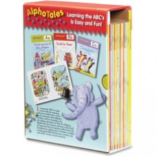 Scholastic AlphaTales ABC Animal Storybooks Box Book Set Printed Book - Book - Grade Pre-K