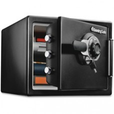 Sentry Safe Large Fire/Water Safe - Combination Lock - Water Resistant, Fire Resistant - Black