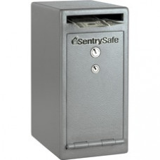 Sentry Safe Under Counter Depository Safe - 0.39 ft³ - Dual Key Lock - Internal Size 9.96