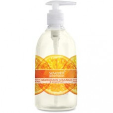 Seventh Generation Hand Wash - Mandarin Orange and Grapefruit Scent - 12 fl oz (354.9 mL) - Pump Bottle Dispenser - Hand - Orange - Rich Lather, Hypoallergenic, Triclosan-free, Non-toxic, Dye-free, Bio-based, Phthalate-free - 1 Each