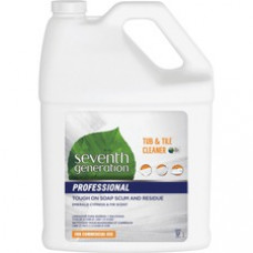 Seventh Generation Professional Tub & Tile Cleaner - Liquid - 128 fl oz (4 quart) - Emerald Cypress & Fir Scent - 1 Each