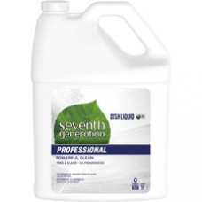 Seventh Generation Free & Clear Dishwashing Detergent - Liquid - 128 fl oz (4 quart) - 1 Each - White
