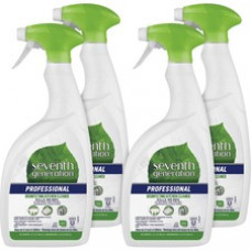 Seventh Generation Professional Disinfect Kitchen Spray - Spray - 32 oz (2 lb) - Lemon Citrus Scent - 4 / Carton - White